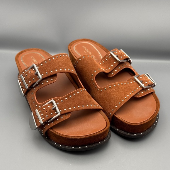 Kenneth Cole New York Women's Gradie Wedge Sandals - Picture 1 of 4